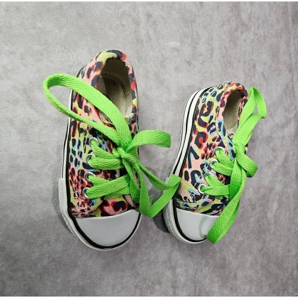 Kid's KIDGETS Animal Print Canvas Shoes Size 5‎